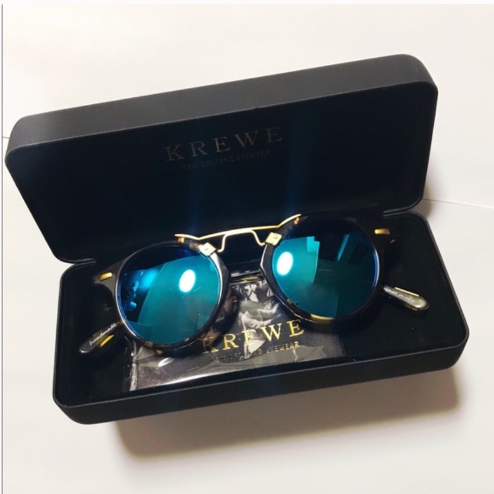 Krewe du Optic St Louis sunglasses Blue mirror